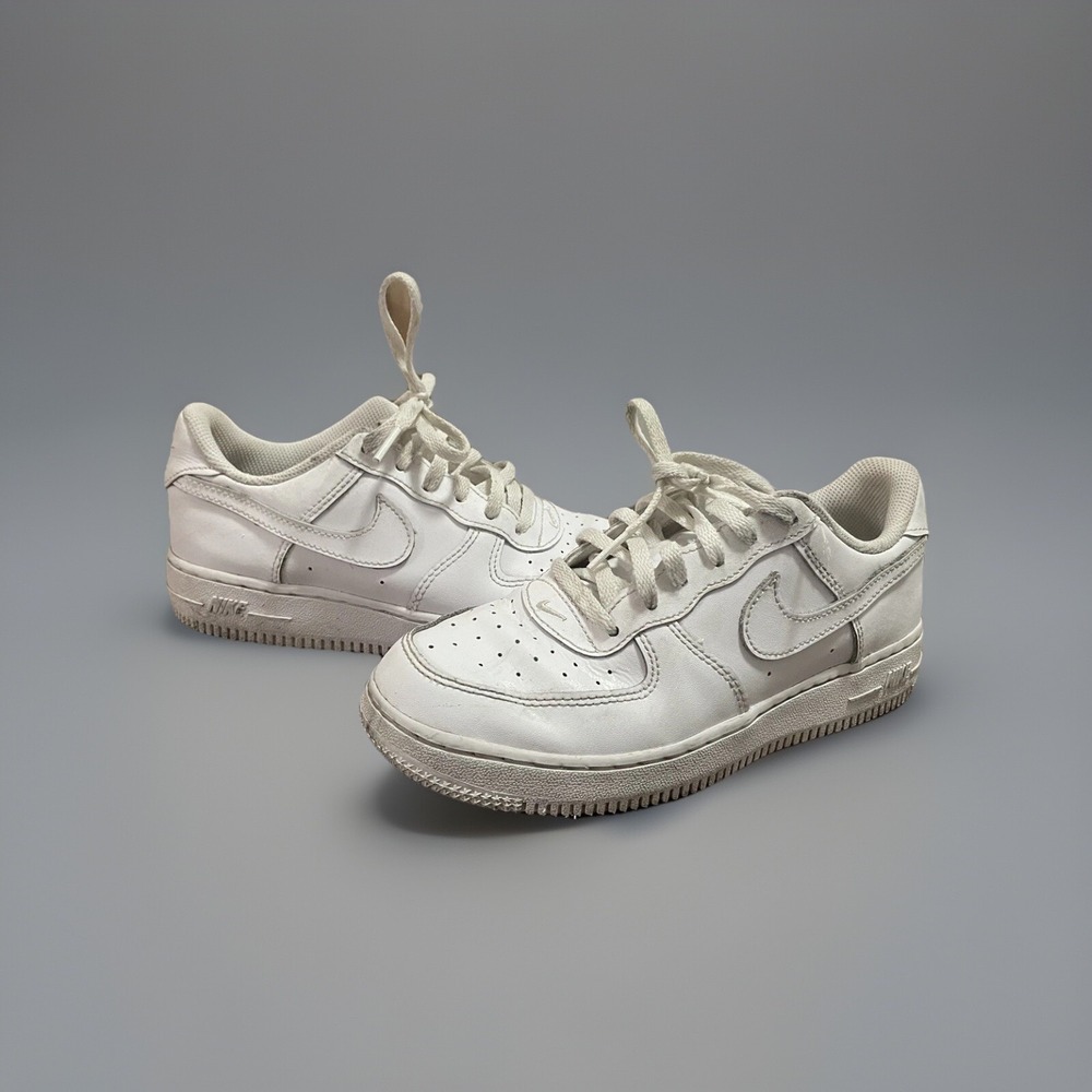 Nike Force 1 (PS) Size 3Y White/White-White 314193-117 Fast Shipping
